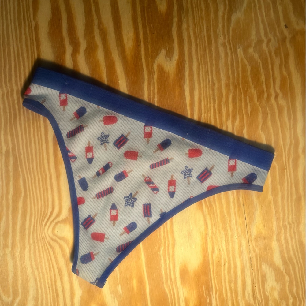 Celebrate Patriotic Blue and Red Underwear